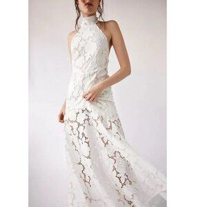 For Love And Lemons White Lace Maxi Dress
